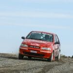 Fiat Palio na szutrowym odcinku rajdowym w Turcji